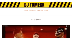 Desktop Screenshot of djtomekk.com